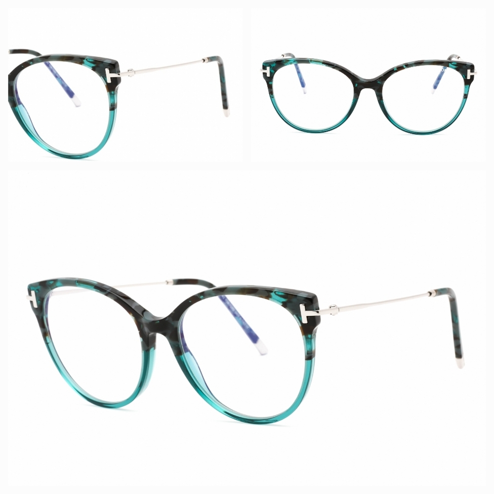 Tom Ford Cat Eye Glasses - Tortoise and Teal